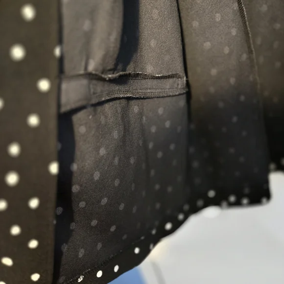 Maurices Black and White Polka Dot Buttonless Blazer- NWT - Picture 5 of 8